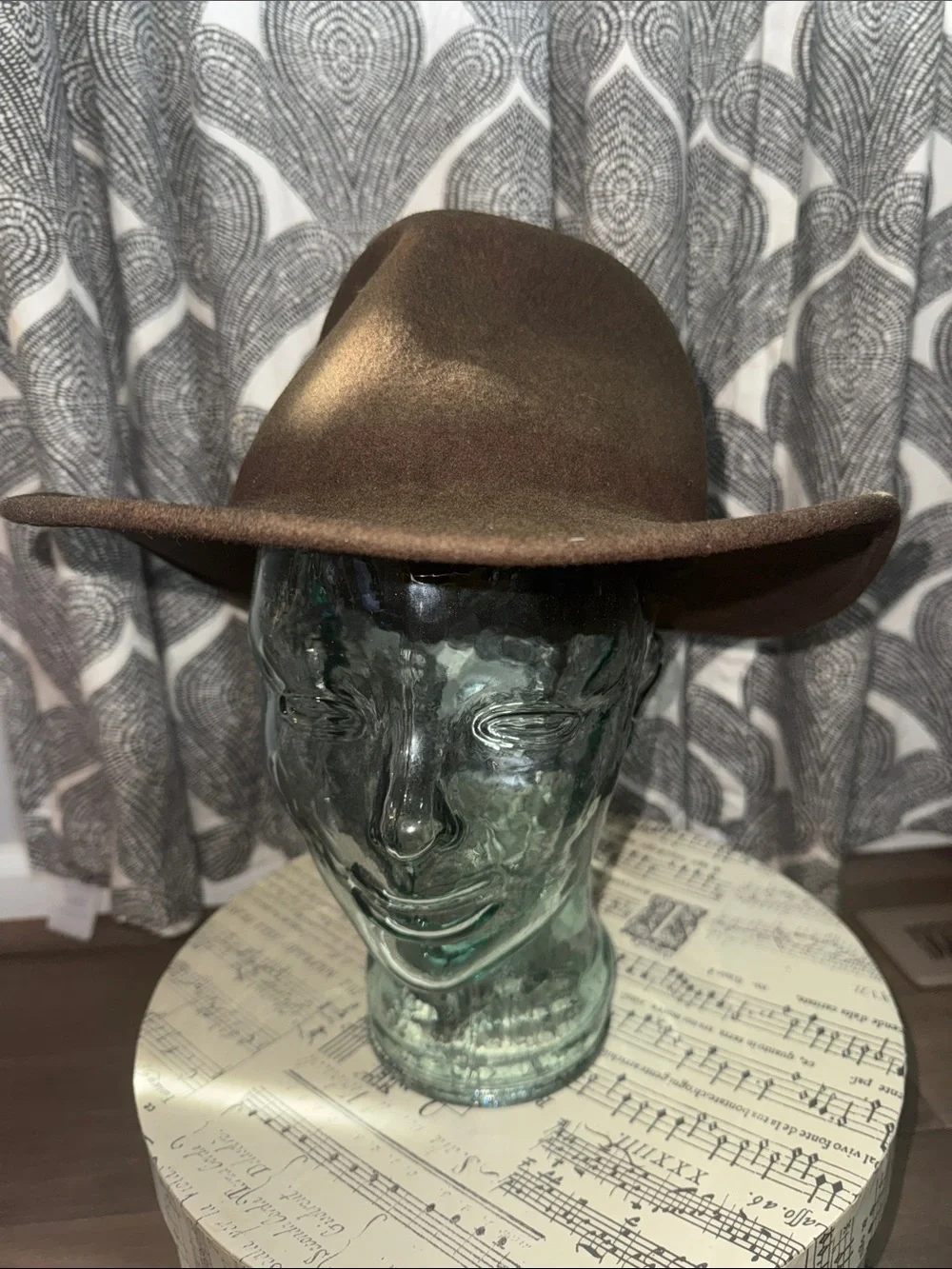 Vintage Pendleton 100% Virgin Wool Fedora Hat - Brown, Size Medium - Made in USA